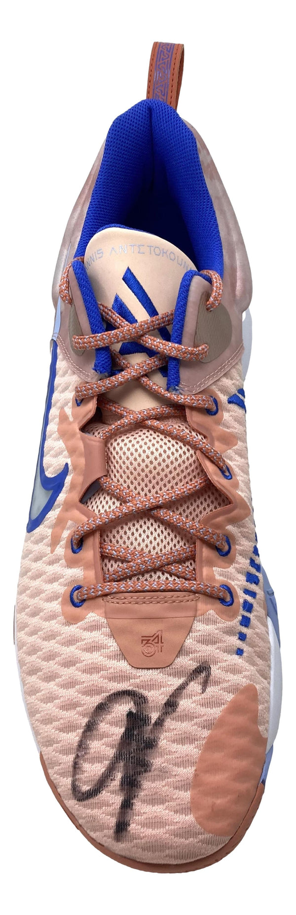 👟🏀🔥 GIANNIS ANTETOKOUNMPO SIGNED NIKE BASKETBALL SHOE – BECKETT AUTHENTICATED ✍️🏆