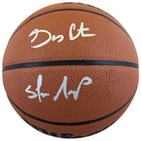 🏀🔥 GARY PAYTON & SHAWN KEMP SIGNED BASKETBALL – BECKETT AUTHENTICATED ✍️💚