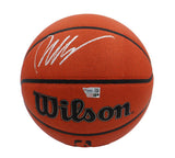 🏀👽🔥 VICTOR WEMBANYAMA SIGNED NBA BASKETBALL – FANATICS AUTHENTICATED ✍️⭐