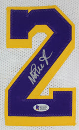 🏀💜💛 MAGIC JOHNSON SIGNED LAKERS JERSEY ✍️🏆