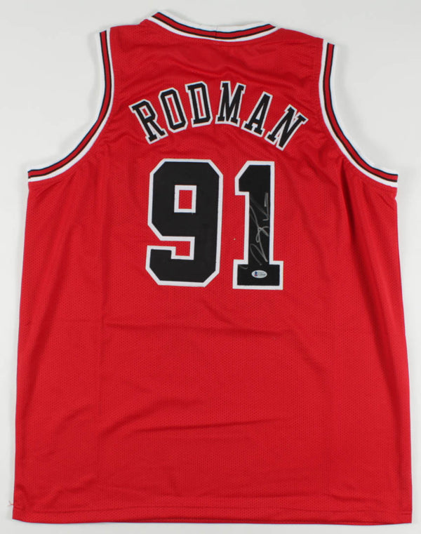 🏀🔥 DENNIS RODMAN 5× SIGNED JERSEY BUNDLE ✍️🏆