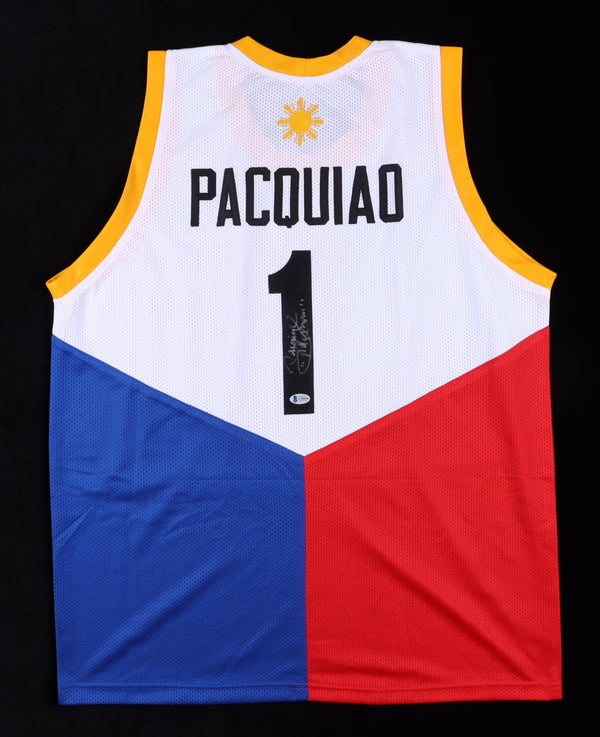 🥊🔥 MANNY “PAC-MAN” PACQUIAO SIGNED JERSEY ✍️🏆