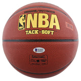 🏀💜💛 MAGIC JOHNSON & JERRY WEST SIGNED NBA BASKETBALL ✍️🏆