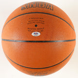 🏀👑 KAREEM ABDUL-JABBAR SIGNED NBA BASKETBALL + NAMEPLATE DISPLAY CASE – PSA ✍️🏆