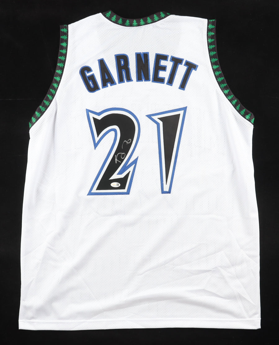 🏀 KEVIN GARNETT SIGNED MINNESOTA TIMBERWOLVES JERSEY
