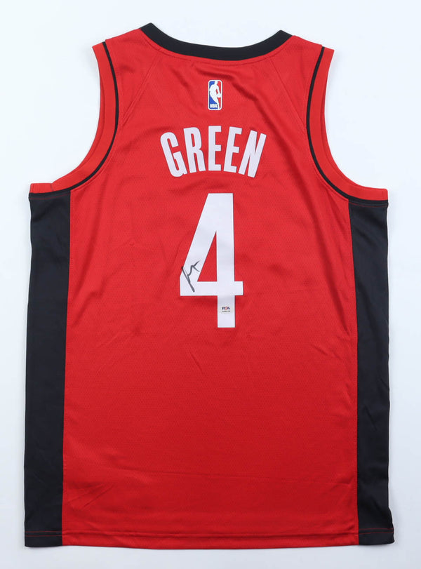 🏀🚀🔥 JALEN GREEN SIGNED JERSEY + SIGNED BASKETBALL BUNDLE ✍️