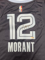 🏀🔥 JA MORANT SIGNED GRIZZLIES JERSEY – PANINI AUTHENTICATED ✍️🐻